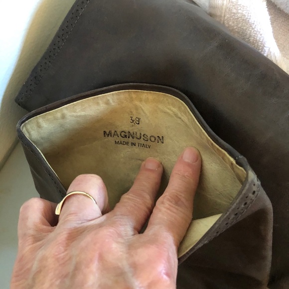 Beautiful vintage boots size 38 grayish brown - Picture 6 of 7